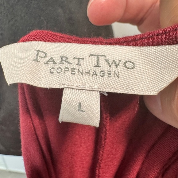 Part Two Copenhagen Laika Dress Burgundy - Picture 5 of 10